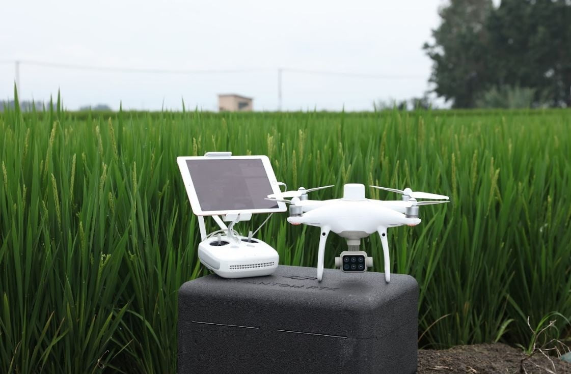 DJI P4 Multispectral Agriculture Drone with D-RTK 2 Mobile Base Station